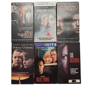 Vintage Thriller VHS Lot Hand That Rocks The Cradle Decived Extreme Measures